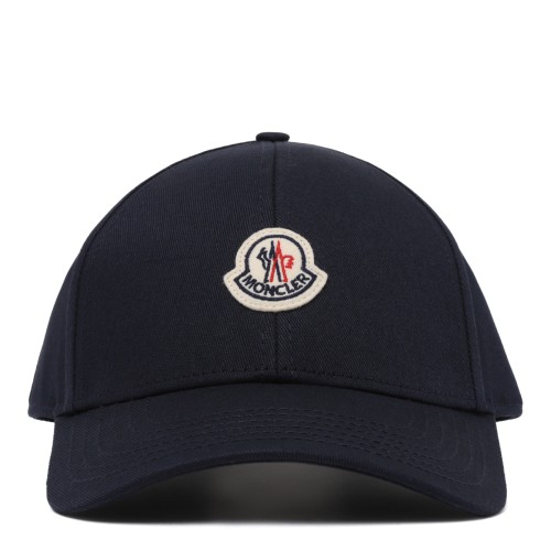 Moncler Navy Logo Baseball Cap.