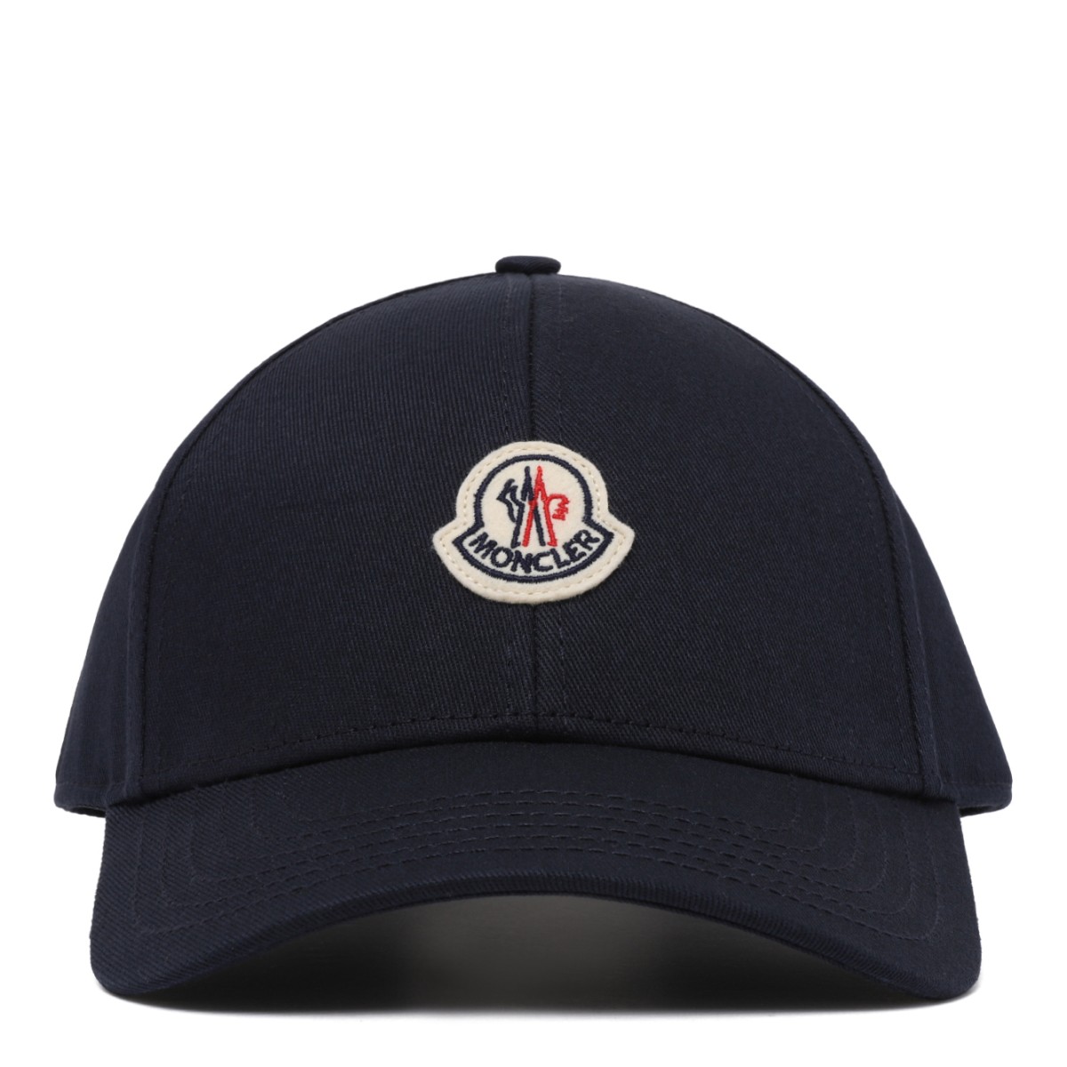 Moncler Navy Logo Baseball Cap.