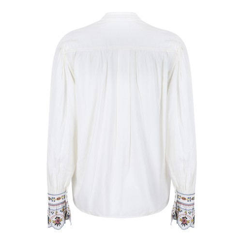 Isabel Marant White Embroidered Blouse. 2