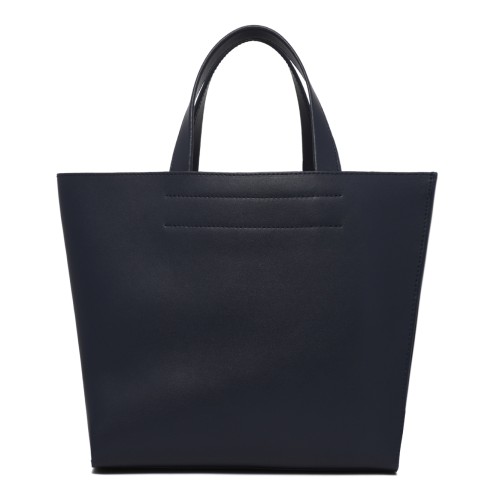 Furla Navy Suede Tote Bag.
