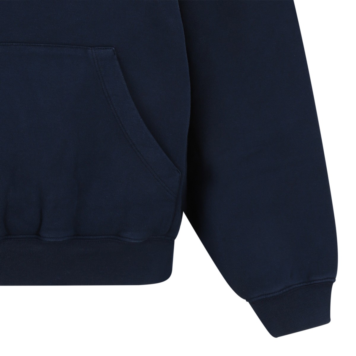 Anine Bing Navy Logo Hoodie.