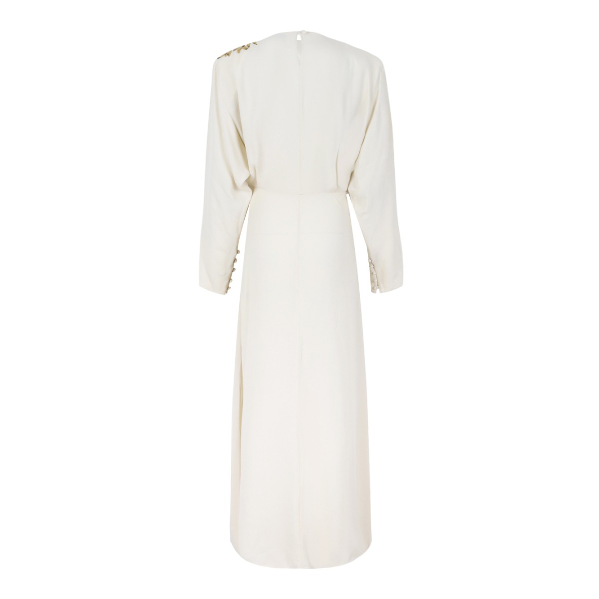 Isabel Marant Ivory Embellished Maxi Dress.