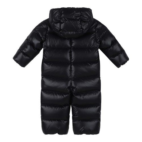 Moncler Black Hooded Down Snowsuit. 2