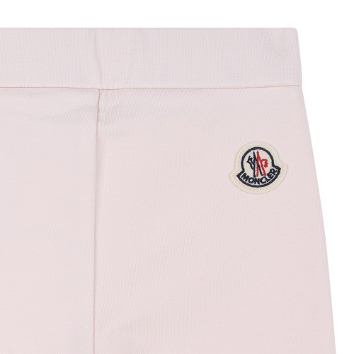 Moncler Light Pink Cotton Tracksuit Set.