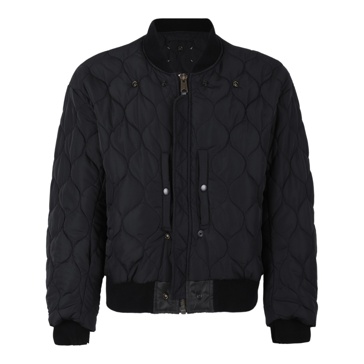 copy of Maison Margiela Black Nylon Bomber Jacket.