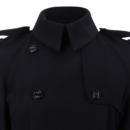 Sealup Black Belted Trench Coat.