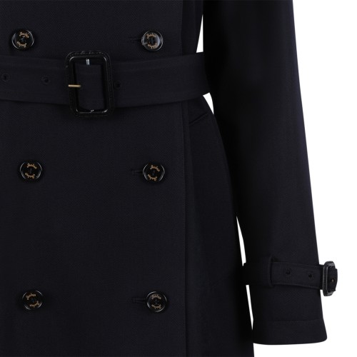 Sealup Black Belted Trench Coat.