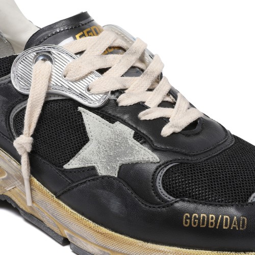 Golden Goose Black Running Sneakers.