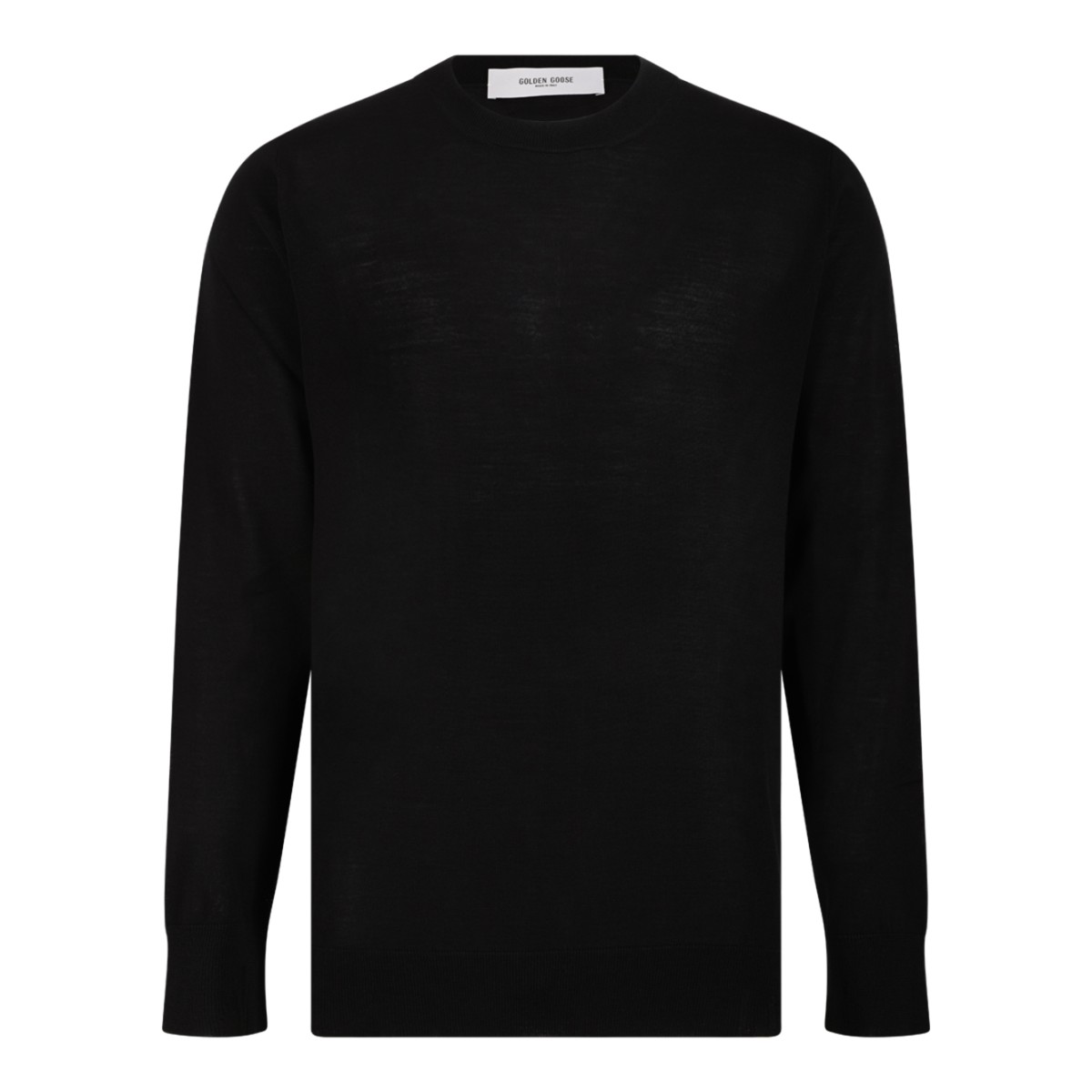 Golden Goose Black Crew-Neck Sweater.