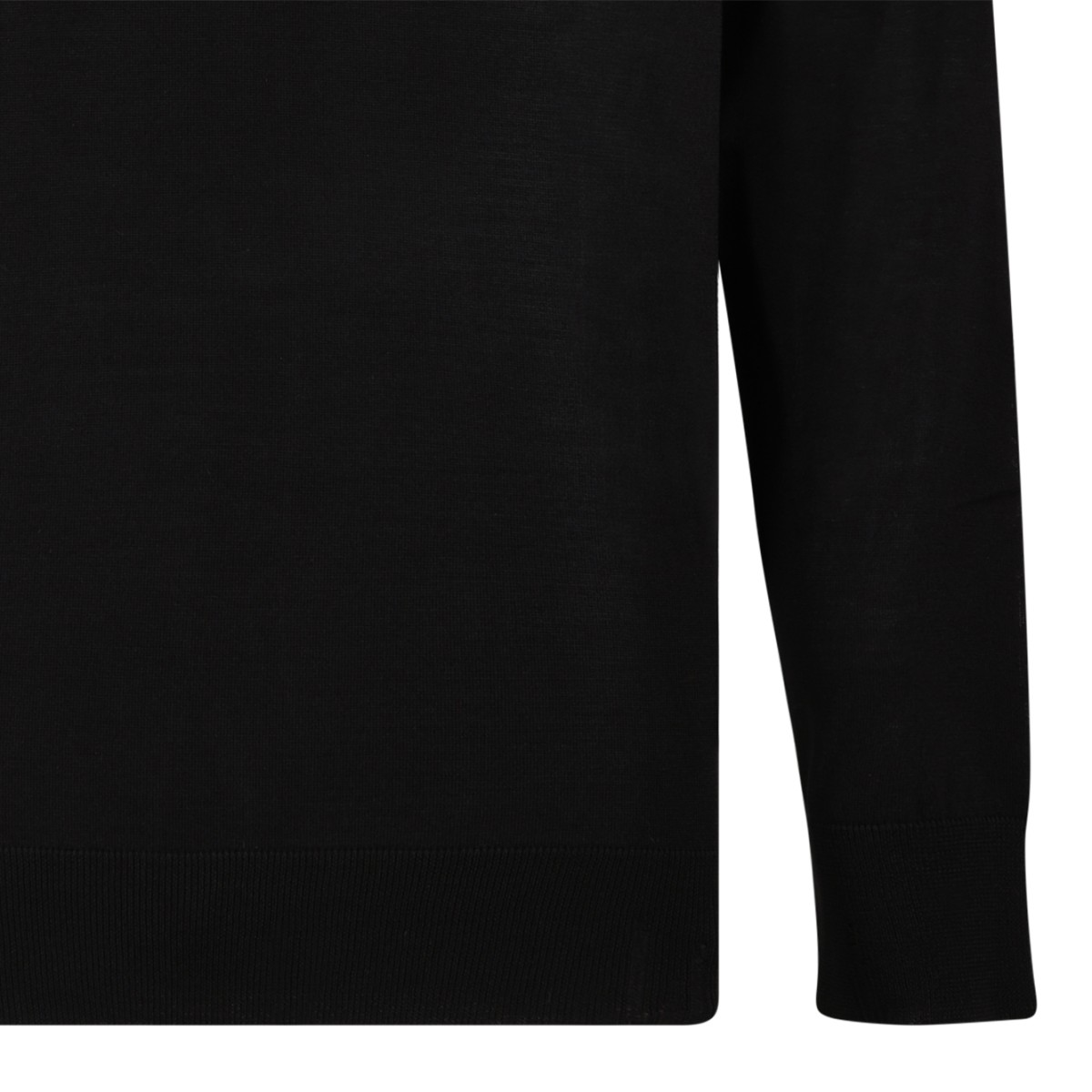 Golden Goose Black Crew-Neck Sweater.