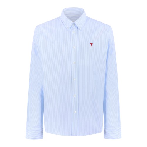 AMI Paris Light Blue Ami de Cur Shirt.