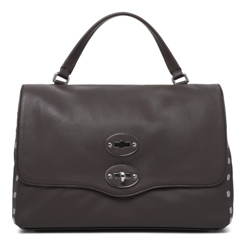 Zanellato Dark Brown Leather Postina Bag.