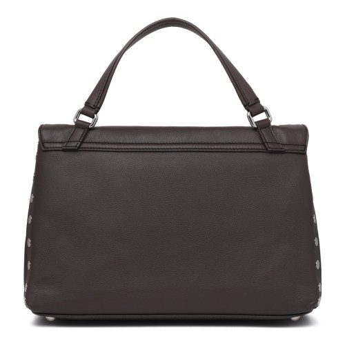 Zanellato Dark Brown Leather Postina Bag. 2