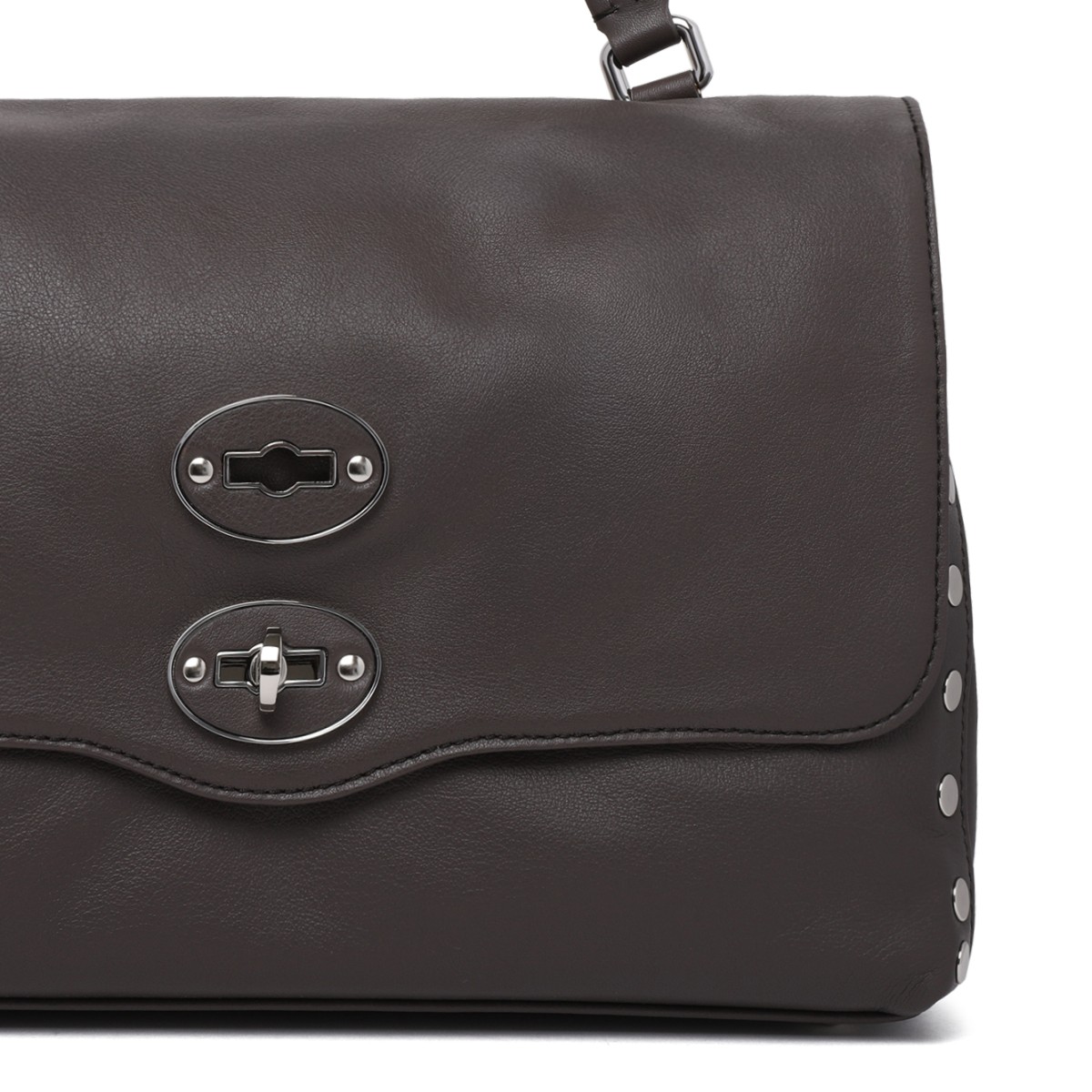 Zanellato Dark Brown Leather Postina Bag.