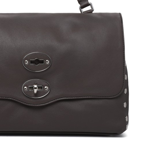 Zanellato Dark Brown Leather Postina Bag.