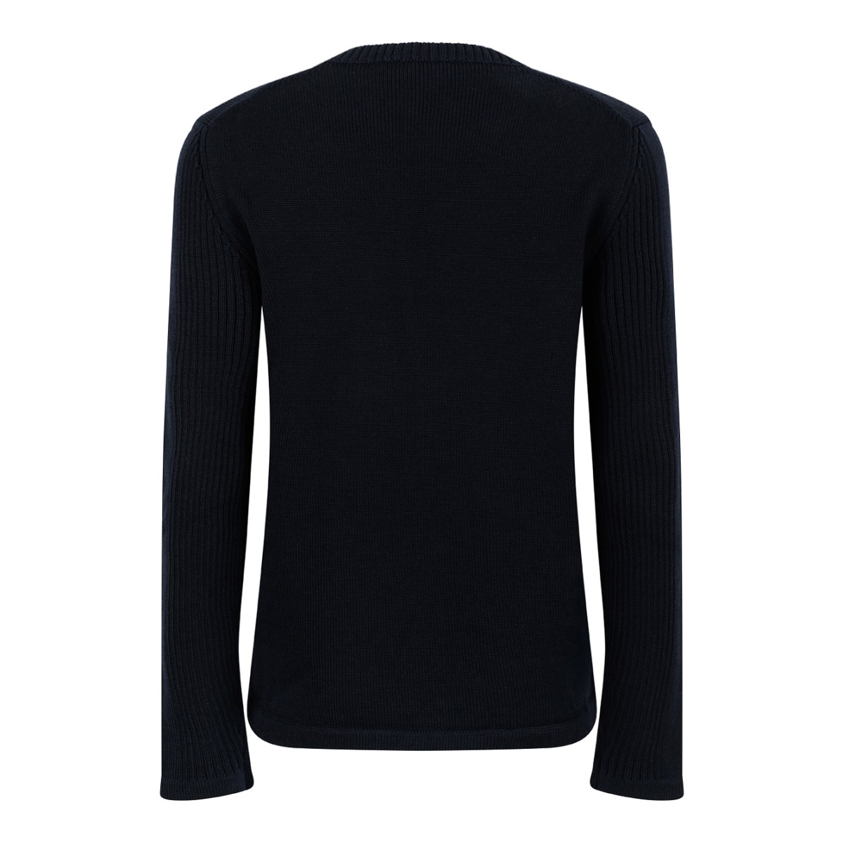 Prada Black Logo Pocket Sweater.