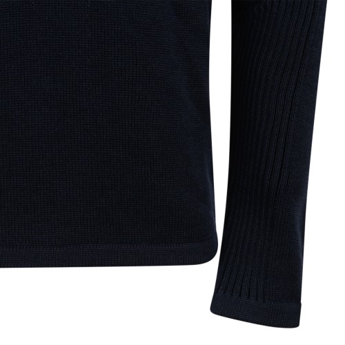 Prada Black Logo Pocket Sweater.