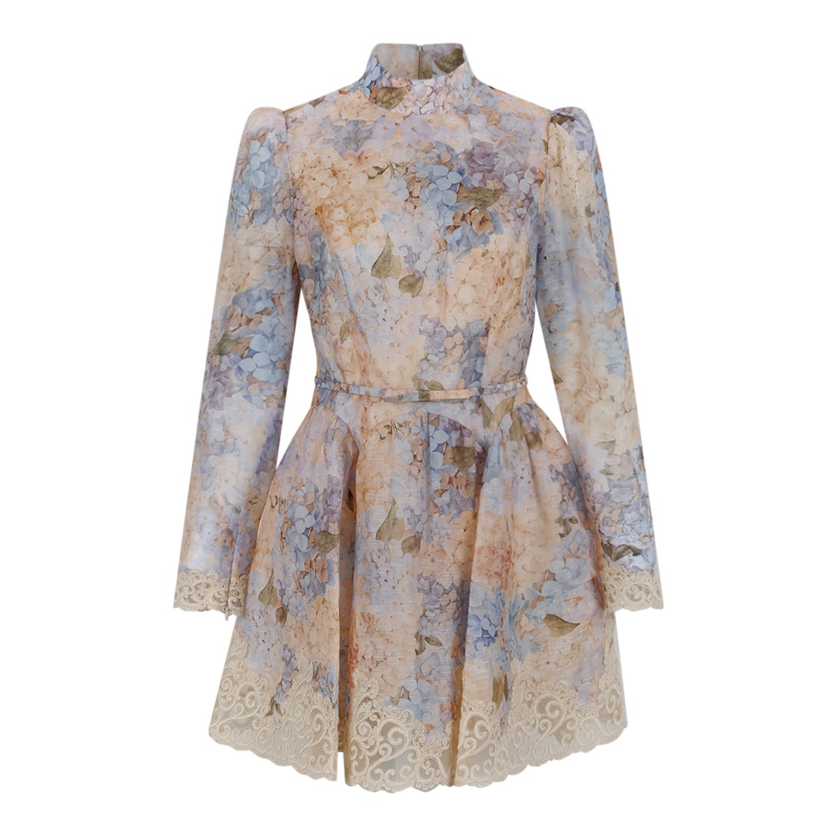Zimmermann Floral Lace Mini Dress.