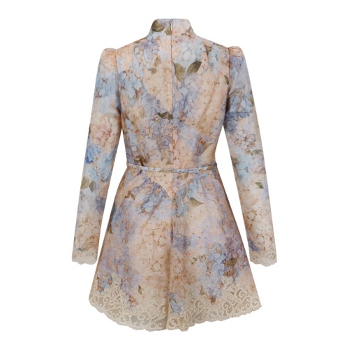 Zimmermann Floral Lace Mini Dress. 2
