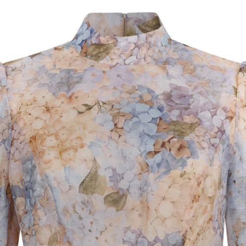 Zimmermann Floral Lace Mini Dress.