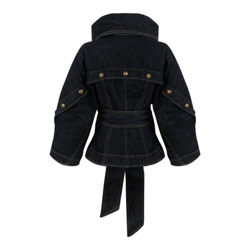 Zimmermann Black Belted Cape Jacket. 2