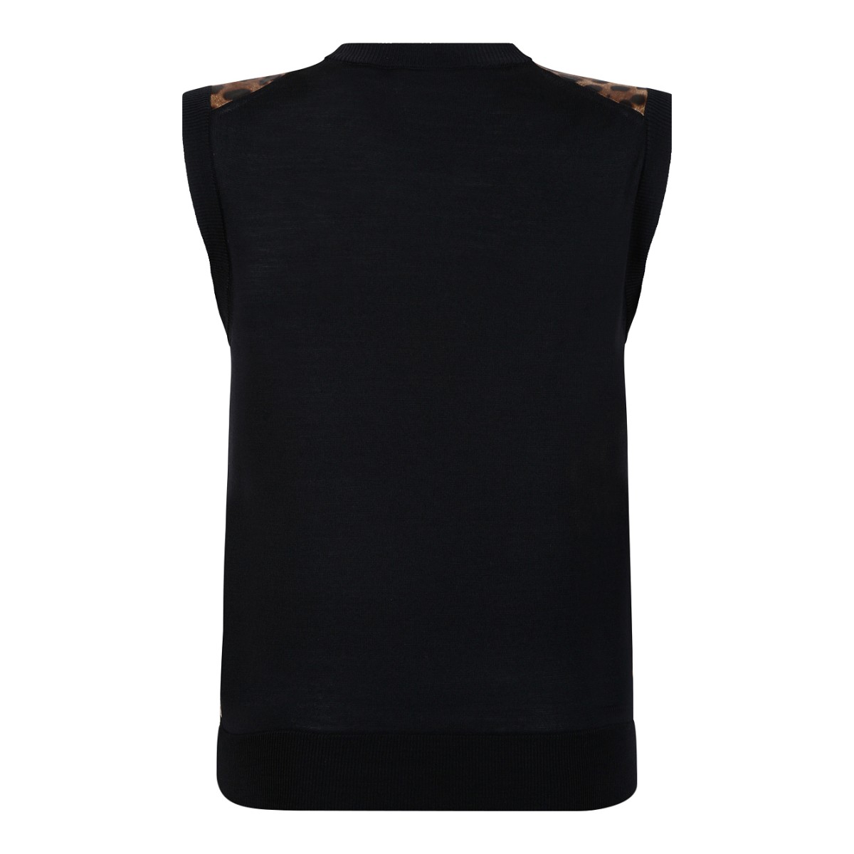 Dolce & Gabbana Leopard Print Sleeveless Top.