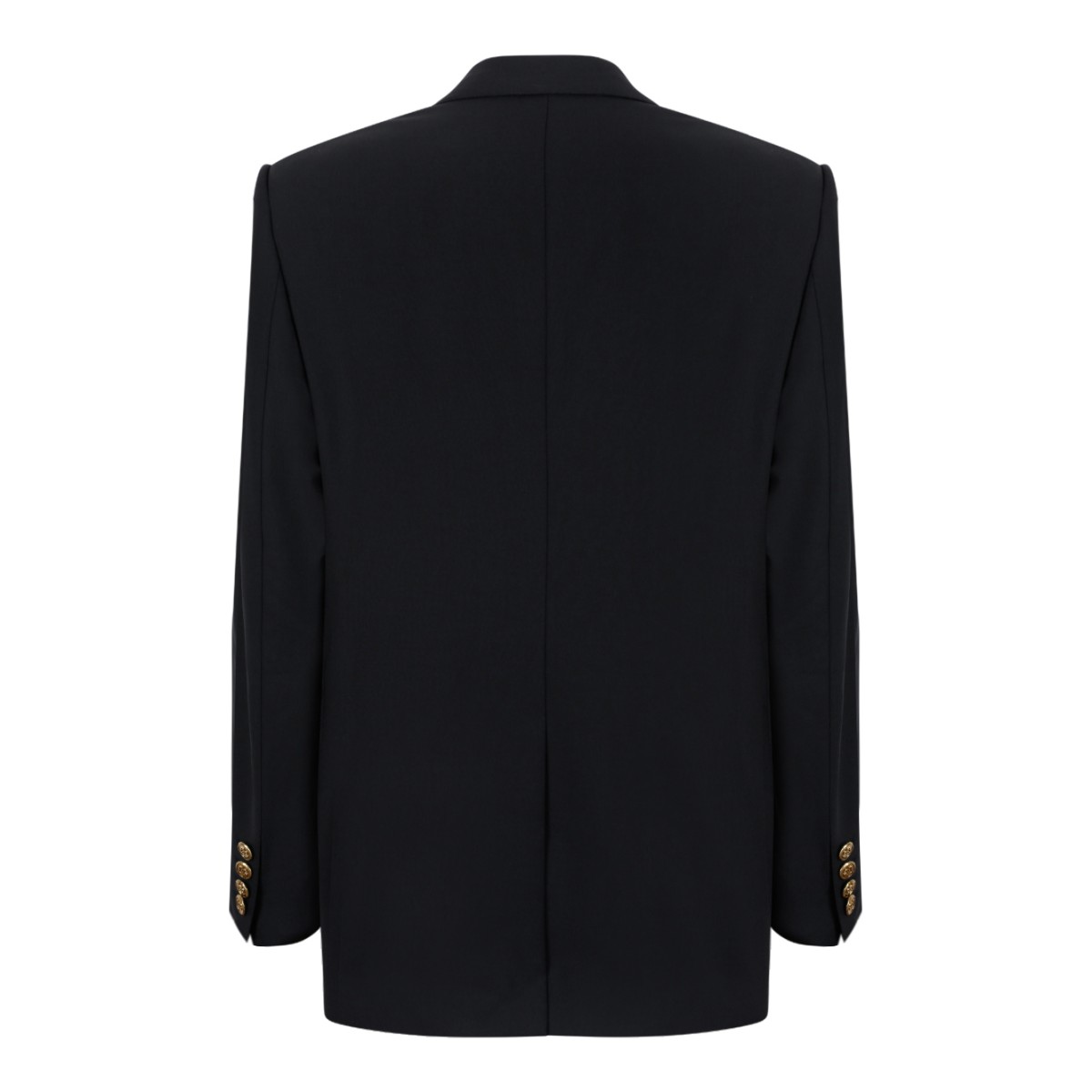 Dolce & Gabbana Black Single-Breasted Blazer.