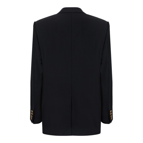 Dolce & Gabbana Black Single-Breasted Blazer.