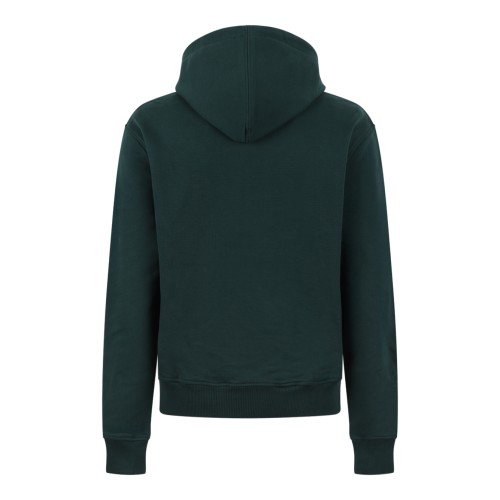 AMI Paris Dark Green Ami de Cur Hoodie. 2