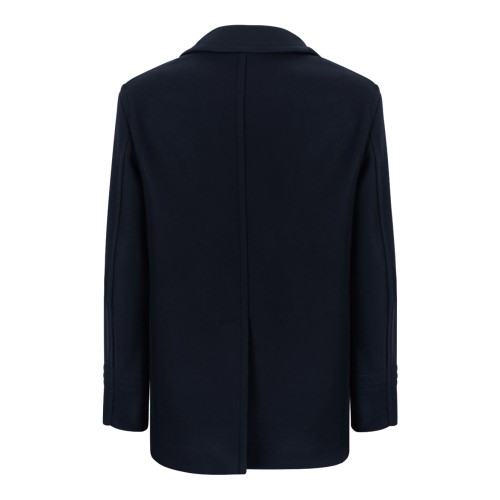 Tom Ford Navy Blue Double-Breasted Peacoat. 2