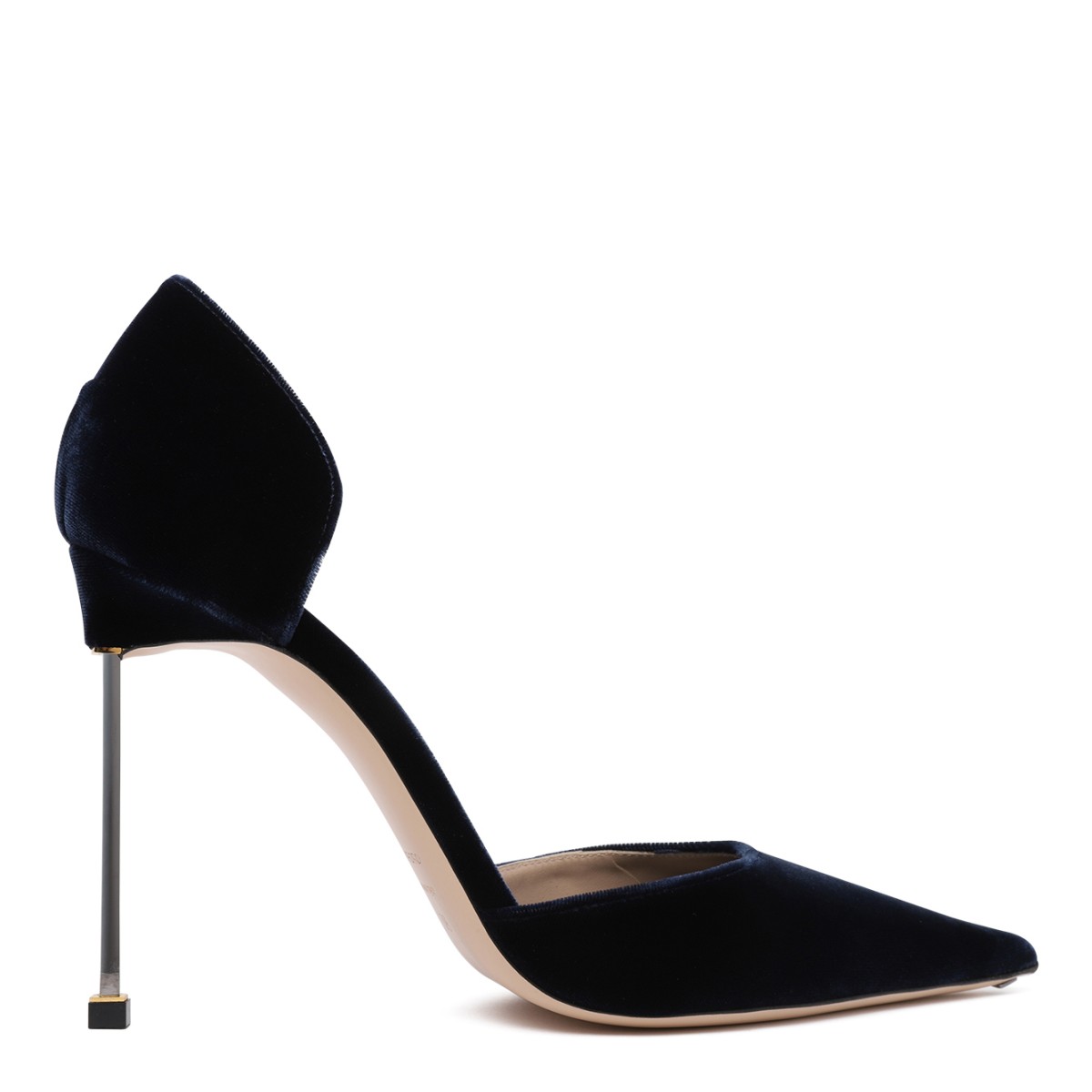 Tom Ford Black Velvet Slingback Pumps.