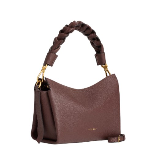 Coccinelle Burgundy Leather Shoulder Bag. 2