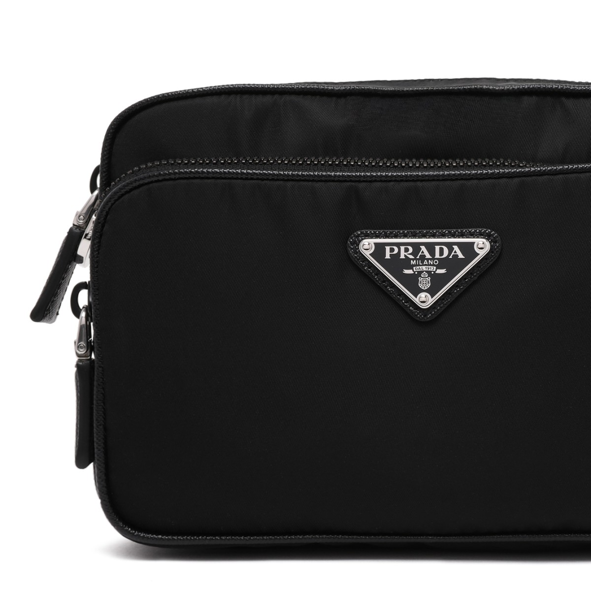 Prada Black Re-Nylon Shoulder Bag.