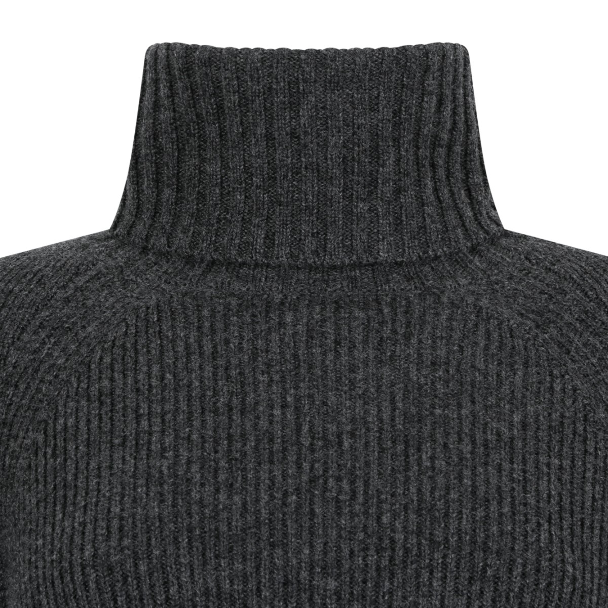 Zimmermann Charcoal Grey Turtleneck Sweater.