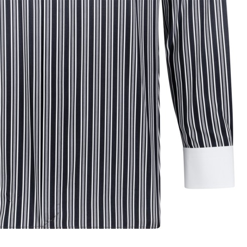 Tom Ford Grey Striped Shirt.