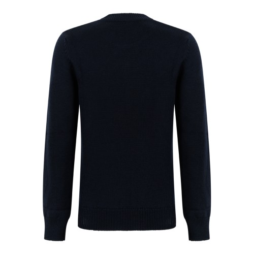Dolce & Gabbana Black Crest Logo Sweater. 2