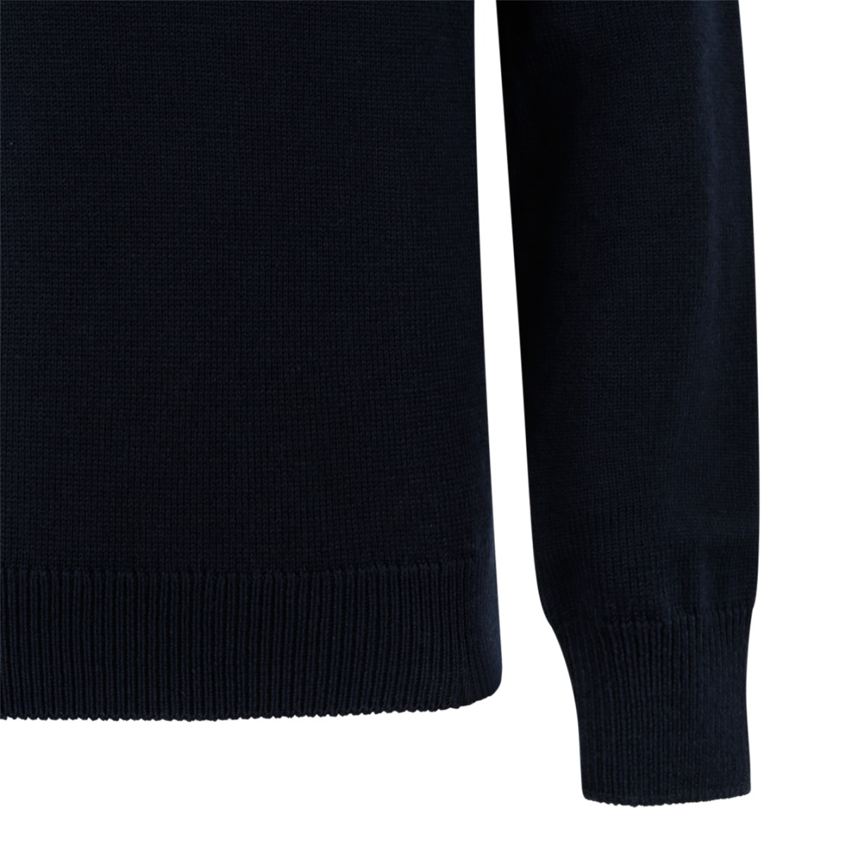 Dolce & Gabbana Black Crest Logo Sweater.
