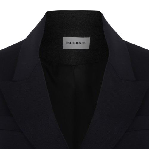 P.A.R.O.S.H. Black Belted Blazer.