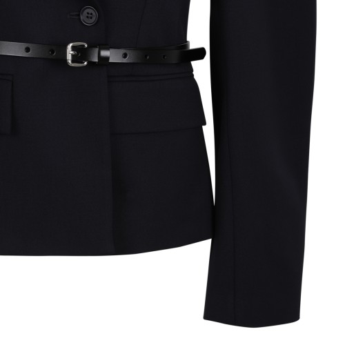 P.A.R.O.S.H. Black Belted Blazer.