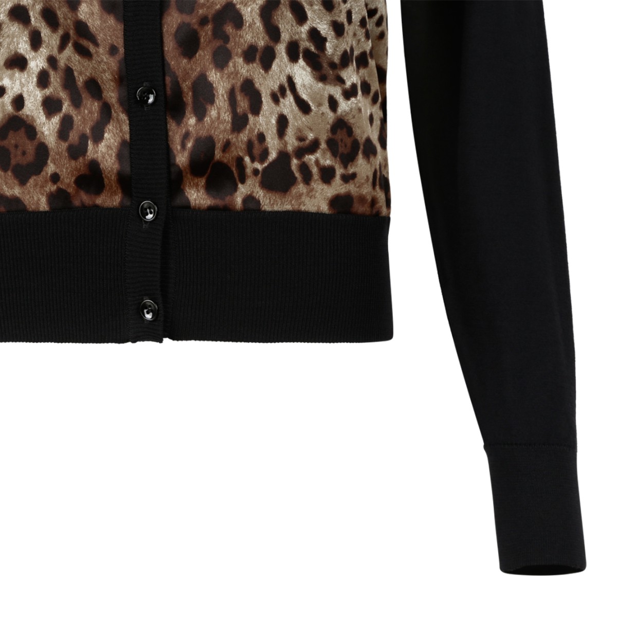Dolce & Gabbana Leopard Print Cardigan.