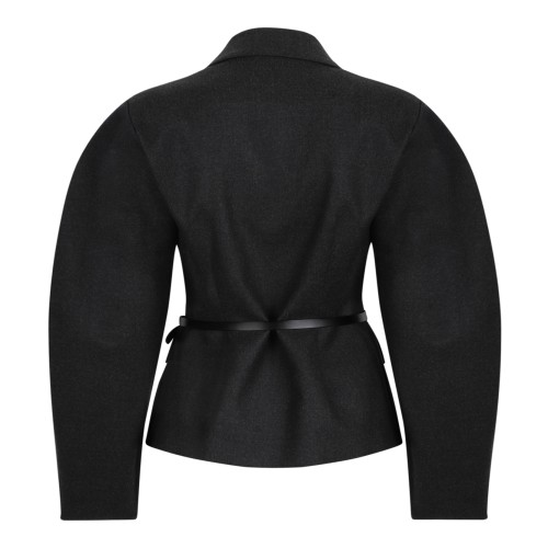 P.A.R.O.S.H. Black Belted Blazer. 2