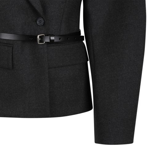 P.A.R.O.S.H. Black Belted Blazer.