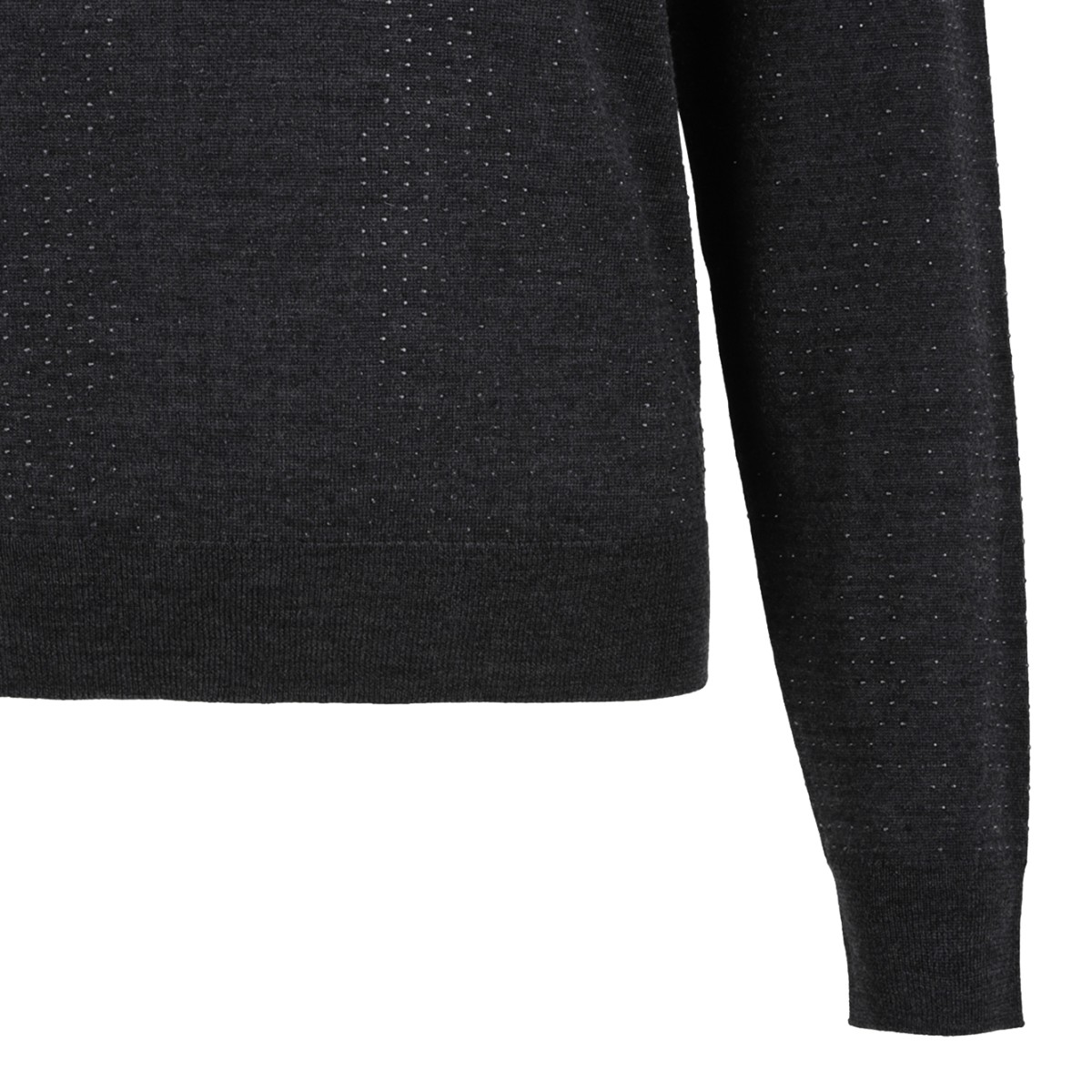 P.A.R.O.S.H. Dark Grey Crew-Neck Sweater.