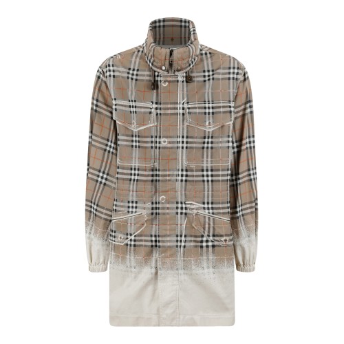 Burberry Check Hooded Jacket.