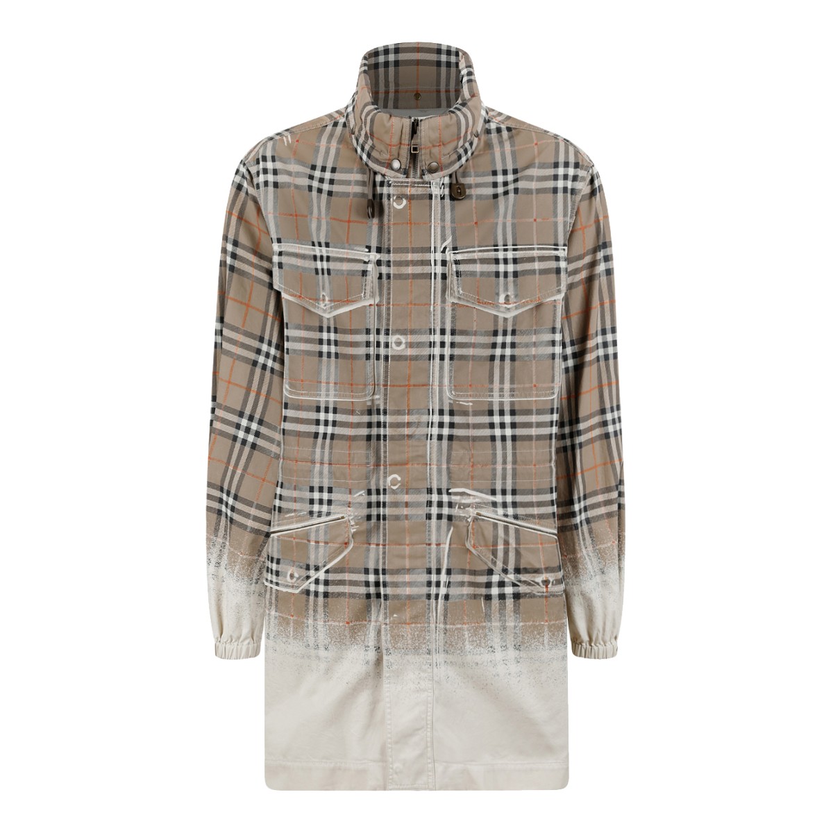 Burberry Check Hooded Jacket.