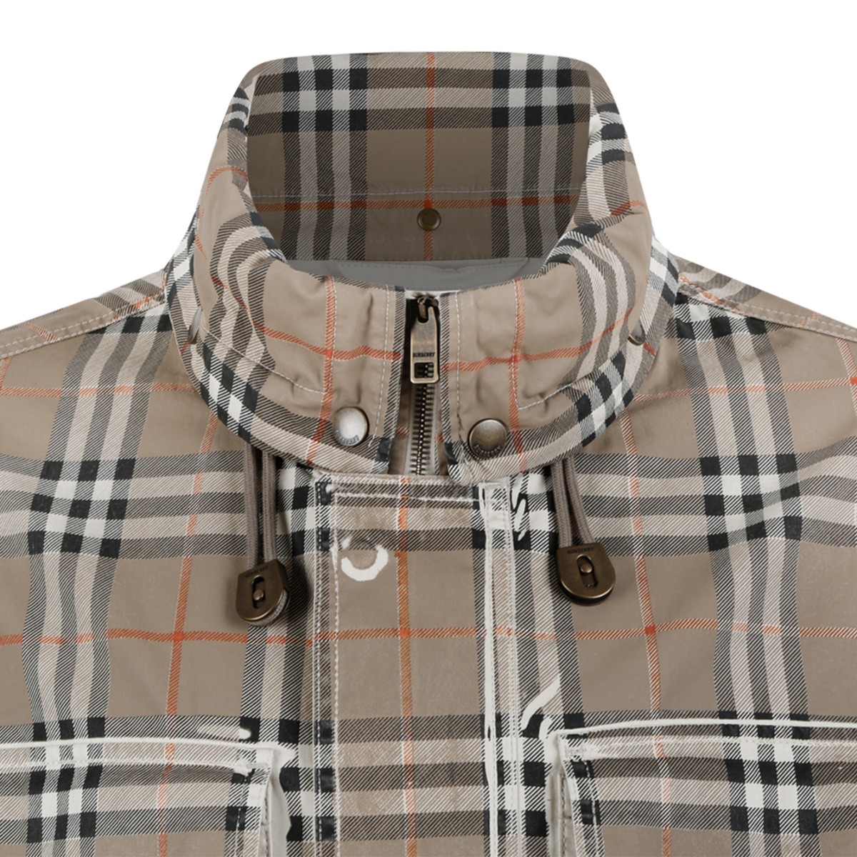 Burberry Check Hooded Jacket.