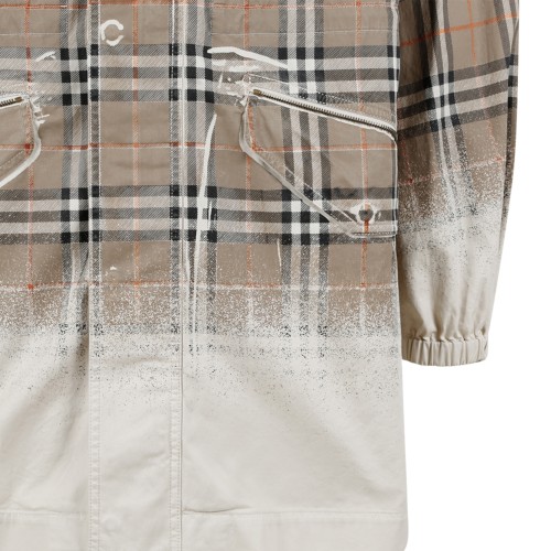 Burberry Check Hooded Jacket.