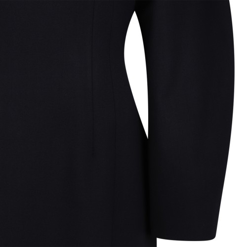 P.A.R.O.S.H. Black Midi Dress.