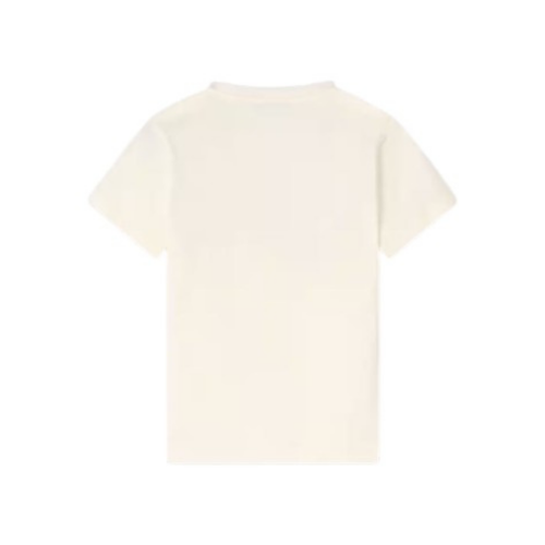 Golden Goose Ivory Logo Cotton T-Shirt. 2
