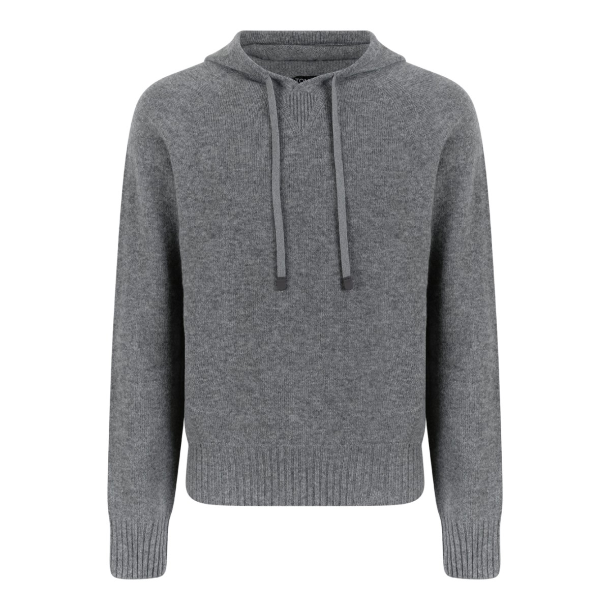 Tom Ford Grey Cashmere Hooded Sweater
